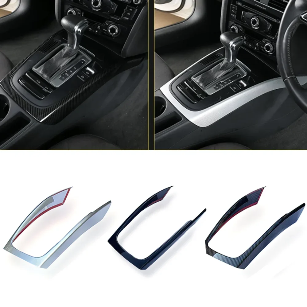 For Audi Q5/SQ5 2009-2018 Car Interior Center Console Gear Shift Frame Decoration Cover Modified Trim Accessories