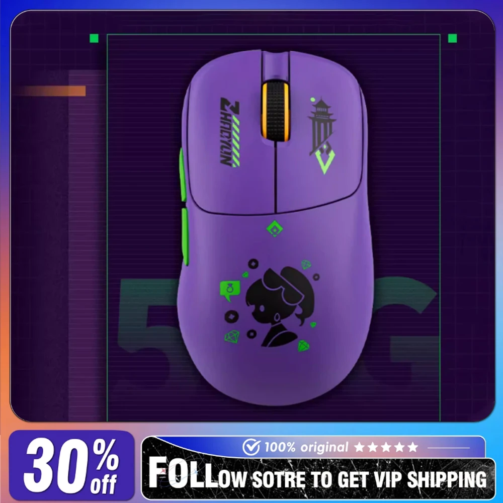 VALKYRIE M2 Pro Wireless Mouse Three Mode Bluetooth PAW3950 Low Latency Lightweight Ergonomic Custom E-sports Gaming Mouse Gifts