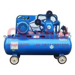 Piston Belt Driven Larissa Brand Air Compressor 4KW 5.5 HP 80L 100L 200L 500L New Technology Portable Air Cooling 1.5HP 1.1KW