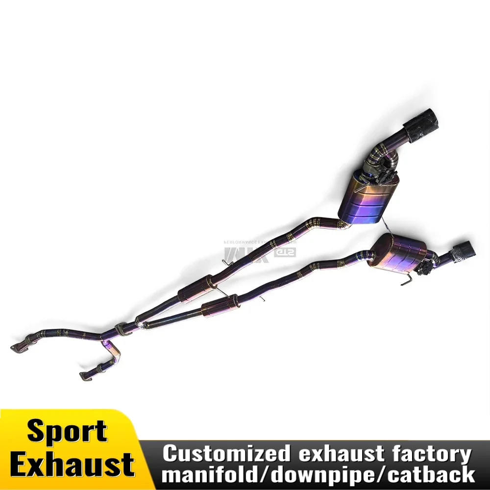 

High quality exhaust cat back for 2010-2018Infiniti G25 2.5 titanium racing car performance perfect fitted muffler modification