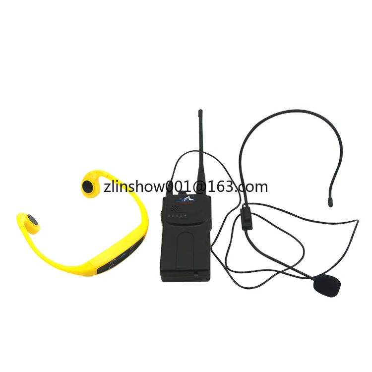 H904 Headphones Receiver Wireless Transmitter Wireless Swimming Training Communication Waterproof Bone Conduction Headsets