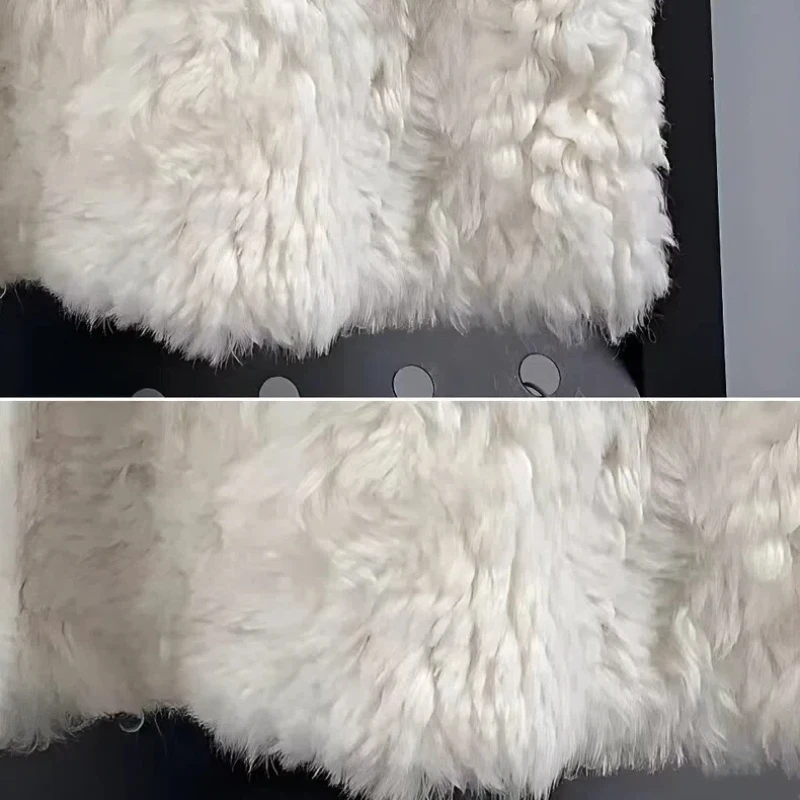 Cappotto di pelliccia di lana vera di vendita calda Moda nuove donne Abbigliamento Cappotto di pelliccia vera autunno e inverno di alta qualità