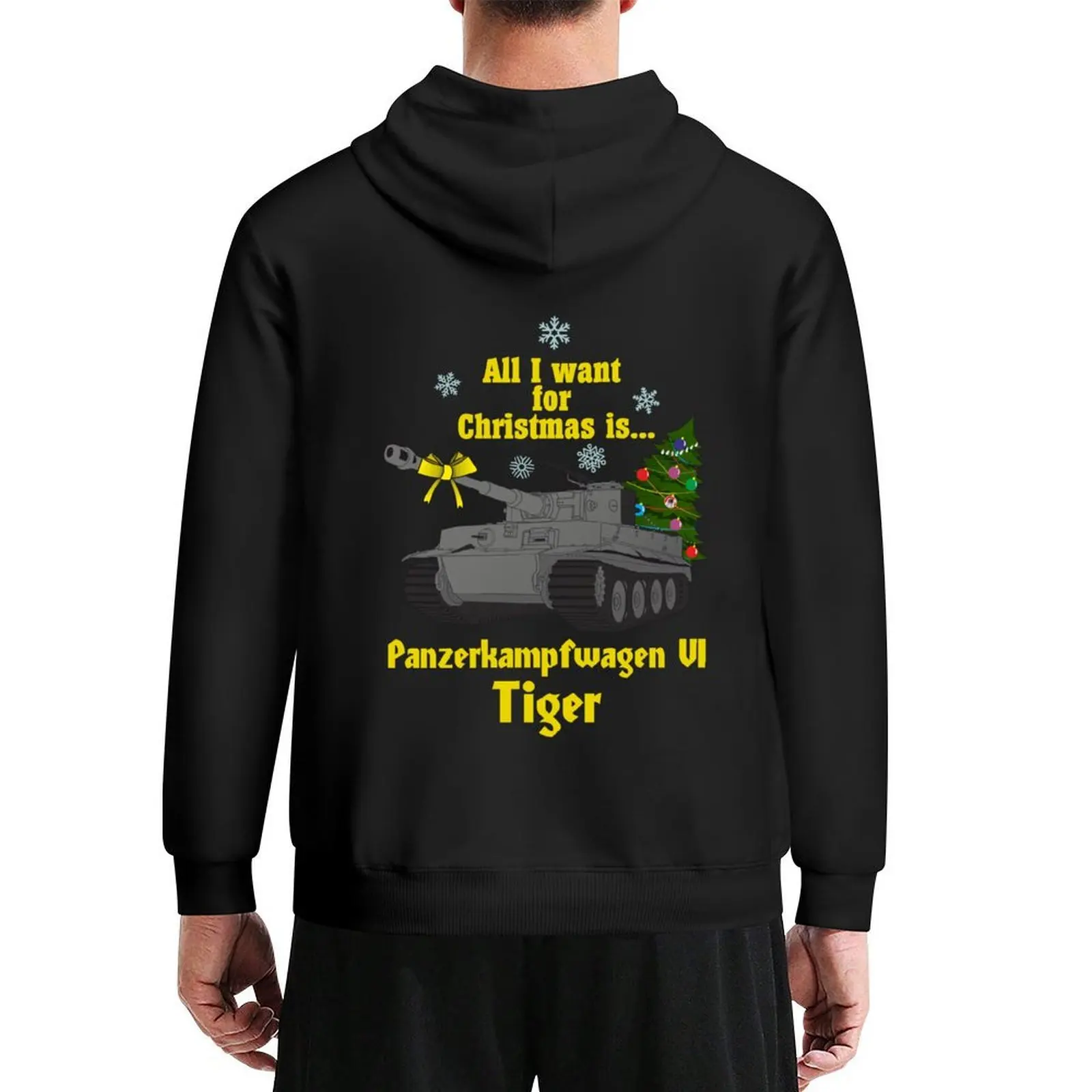

All I want for Christmas is... Pz-VI Tiger Hoodie winter clothes autumn new products aesthetic clothing pullover hoodies