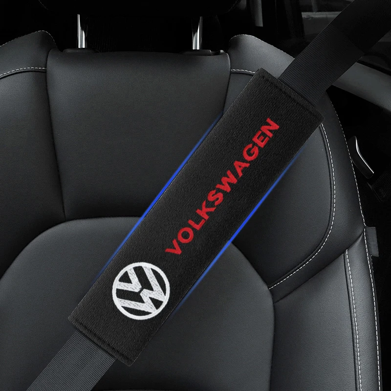 Car Seat Belt Cotton Safety Belt Shoulder Protector Cover For Volkswagen Tiguan Passat Golf Polo Touareg Magotan Touran Beetle