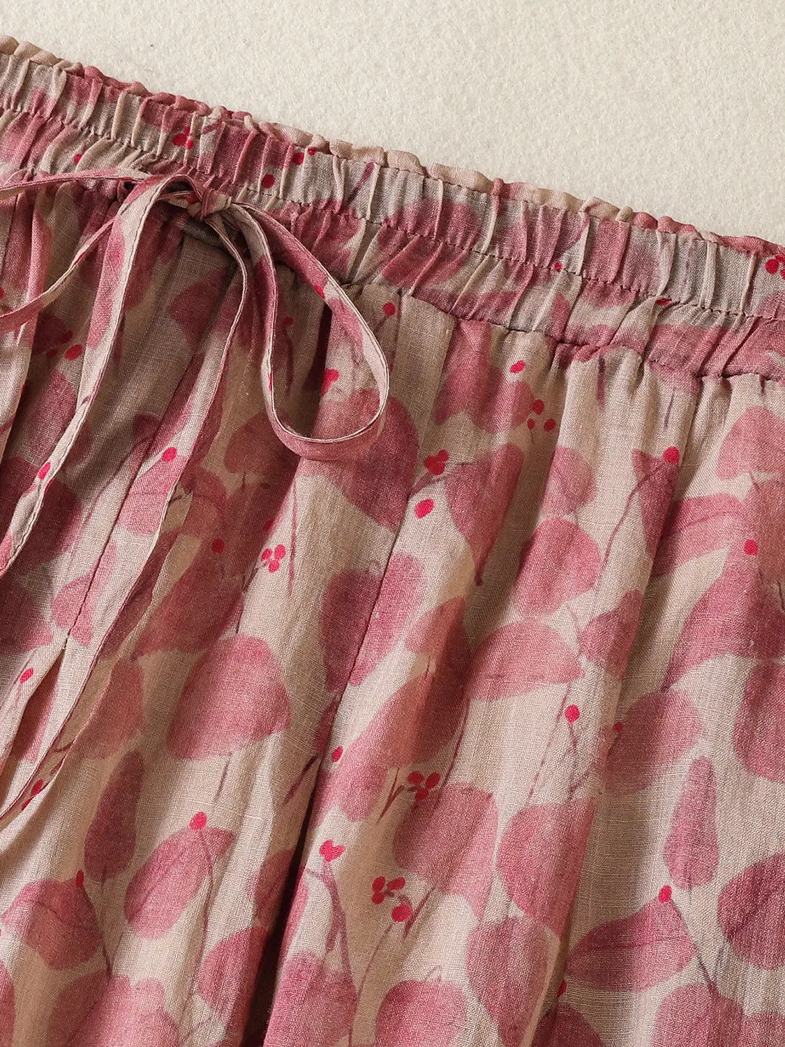 Floral Print Loose Fit  Skirt  - Women'S Fashion Kilt 评论和价格