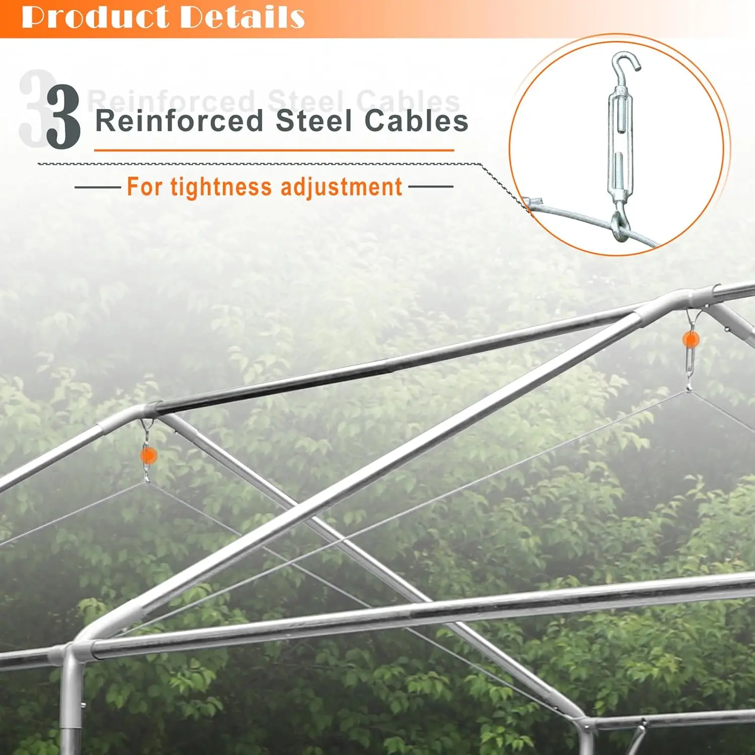 Carport Car Port Canopy 10x20 ft Heavy Duty, Portable Garage Shelter Car Tents Carpas para Carros All Weather for Automobiles