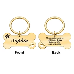 1 pc Diycute Dog Tag Laser Engraving  Tags Engraved Personalized Pet ID Tag For dog Pets