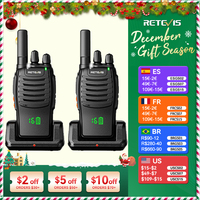 Retevis H777H Walkie Talkie Hidden Display Two-way Radio 1or 2 PCS Walkie-talkie PMRFRS Communication Radio Portable for Camping