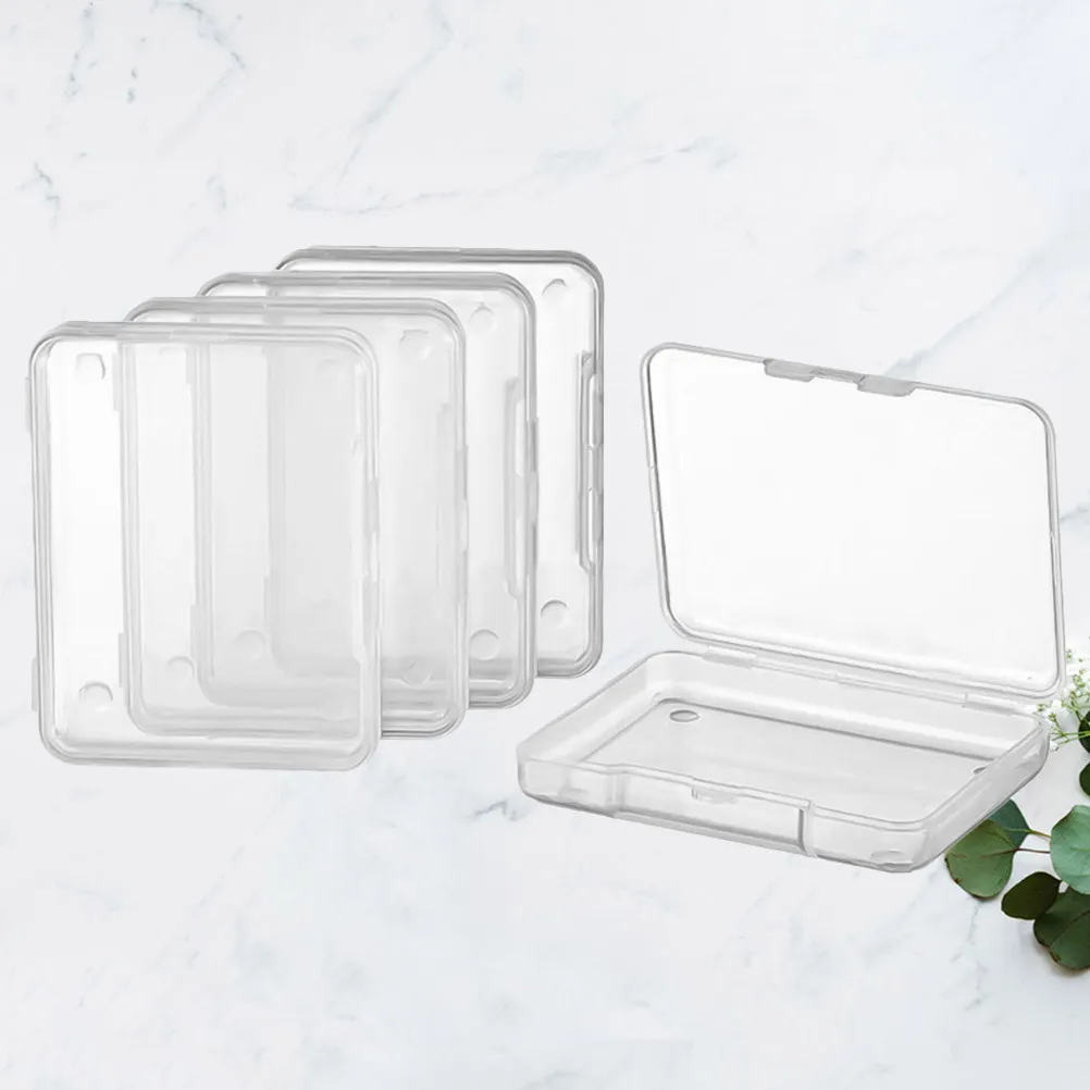 20 pcs Connectable Flip Top Storage Case Compact Waterproof Box For Jewelry Rings Beads Mini Accessories Hard Protective