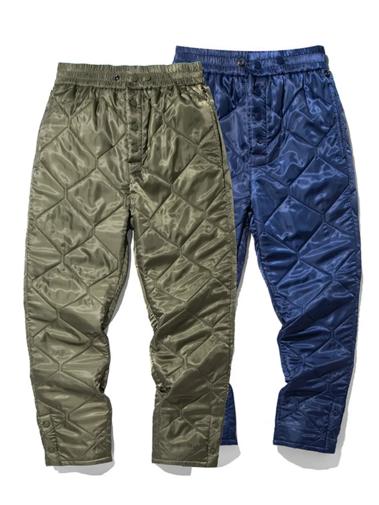 3904# Winter New American Retro M65 Military Style Cotton Padded Trousers Men's Thickened Inner Liner CWU-9P Casual Loose Pants