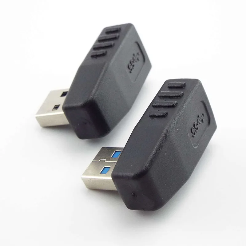 90 Degree Left/Right/Up/Down Angle USB 3.0 Type A Male to Female M/F Adapter Connector Extension Converter For Laptop PC Durable