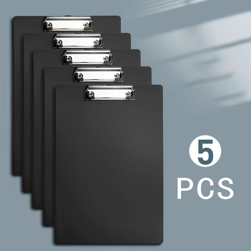 

5pcs A4 Large Folder, Writing Board, Painting Clip Board, Writing Pad Board, Record Folder Office Study-Essential File Organizer