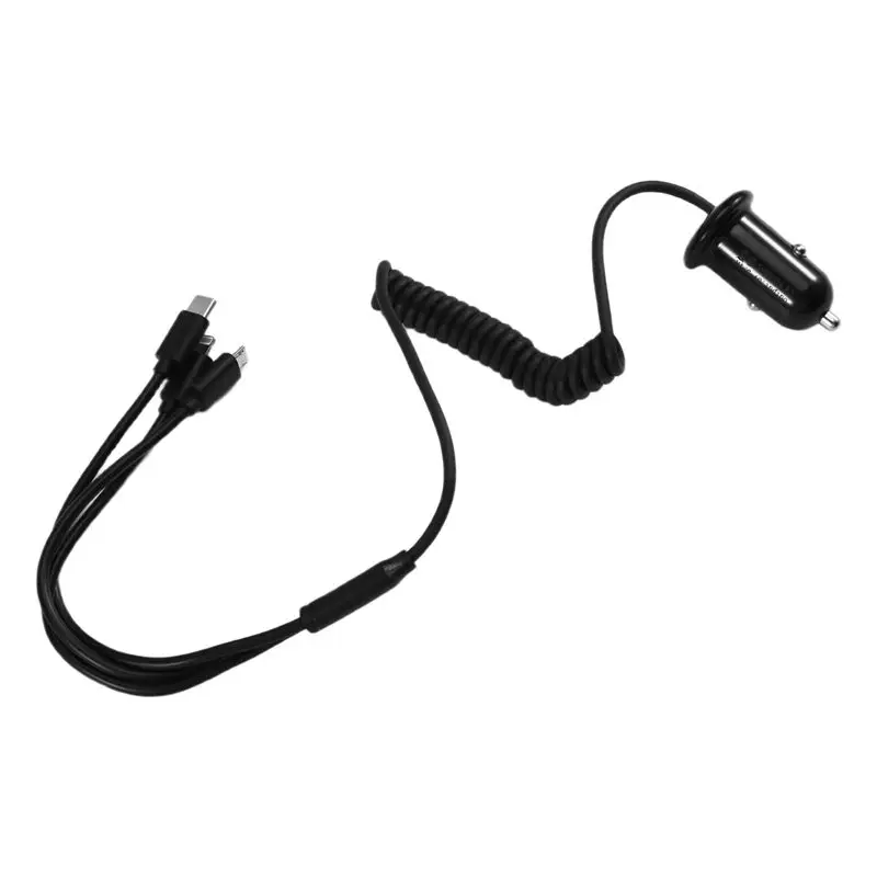 

A80X-Universal Phone Car 3 Interface Type-C Charging Adapter Power Accessories For IOS Android Auto