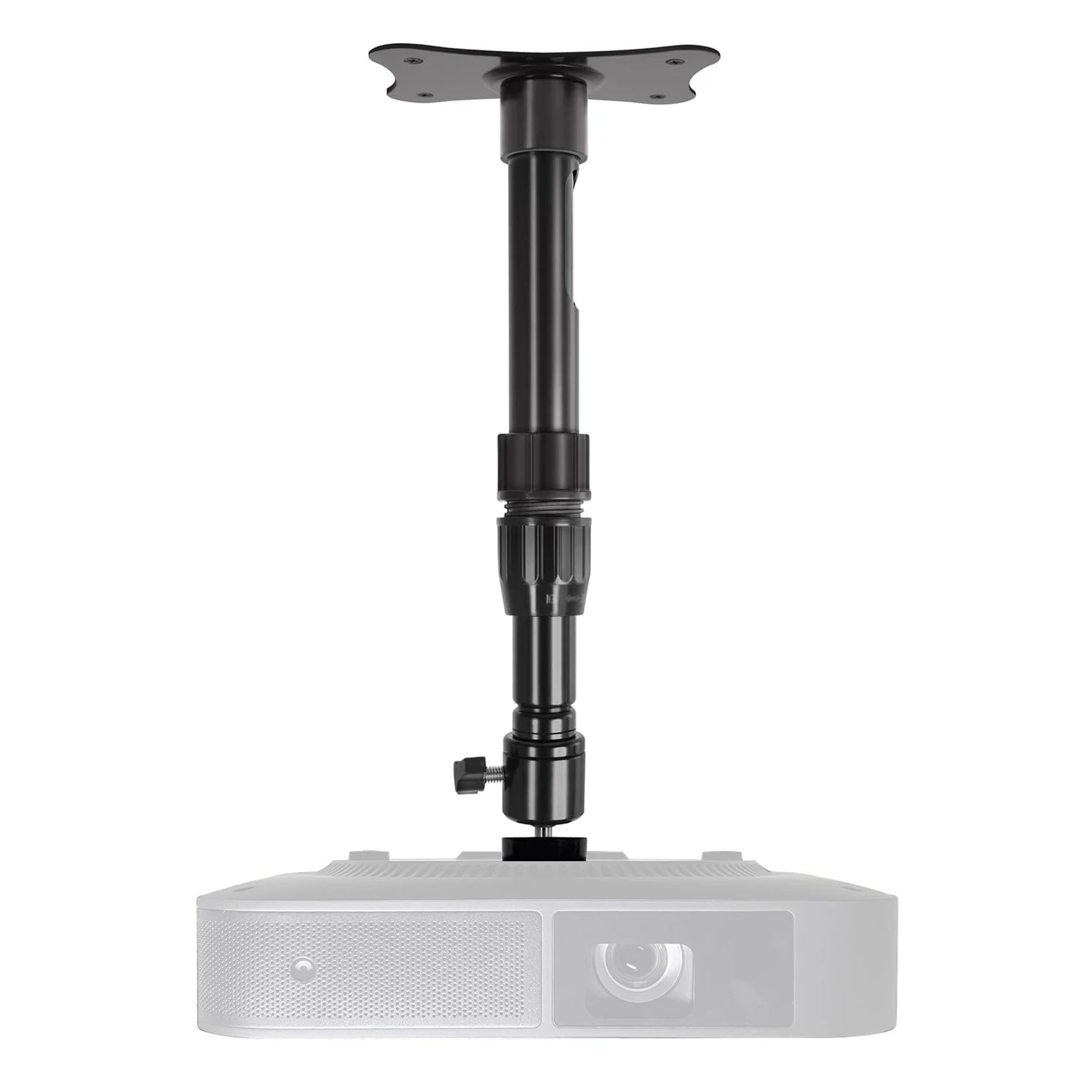 

Rotate Ceiling Projector Mount Height Adjustable Arm Monitor Stand Load Capacity 10kg with Universal Screw for Projector