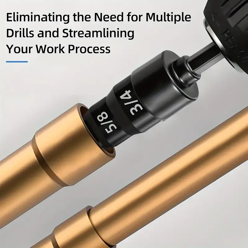 Air Conditioning Copper Pipe Expander 1/4-3/4 and Air Conditioning Copper Pipe Rotating Tool Hex Shank Imperial Tube Reamer