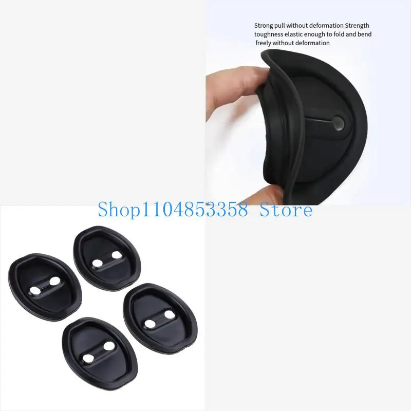 

652F Door Lock Buffer Damper Soundproof Insulation Quiet Cushion Noise Seal Pad Rubber Damping Protector