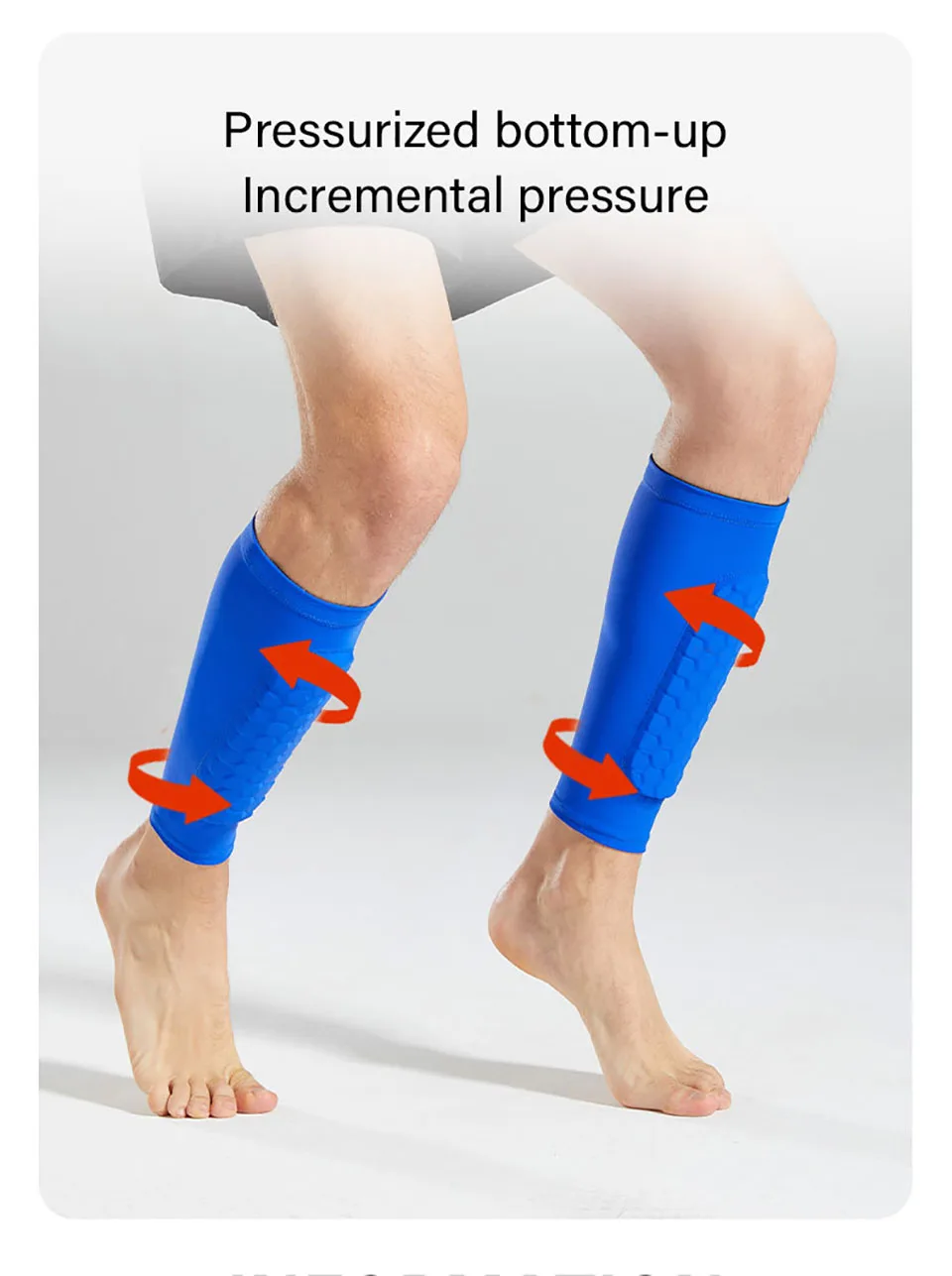 Loogdeel Honeycomb Fußball Schienbeinschoner Fußballschilde Sport Legging Schienbeinschoner Beinmanschetten Schutzausrüstung Schaftschutz – Detail 6