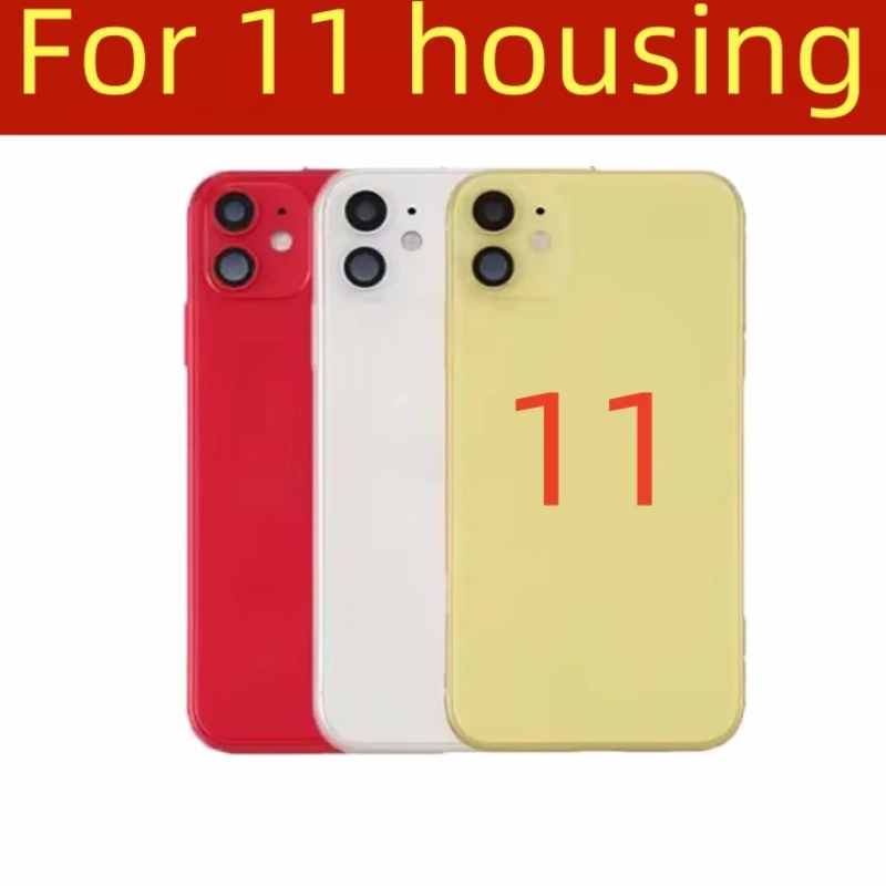 Rear Housing Case For iPhone 11 Battery Cover Middle Frame Replacement Back Housing For iphone 11 Battery Case