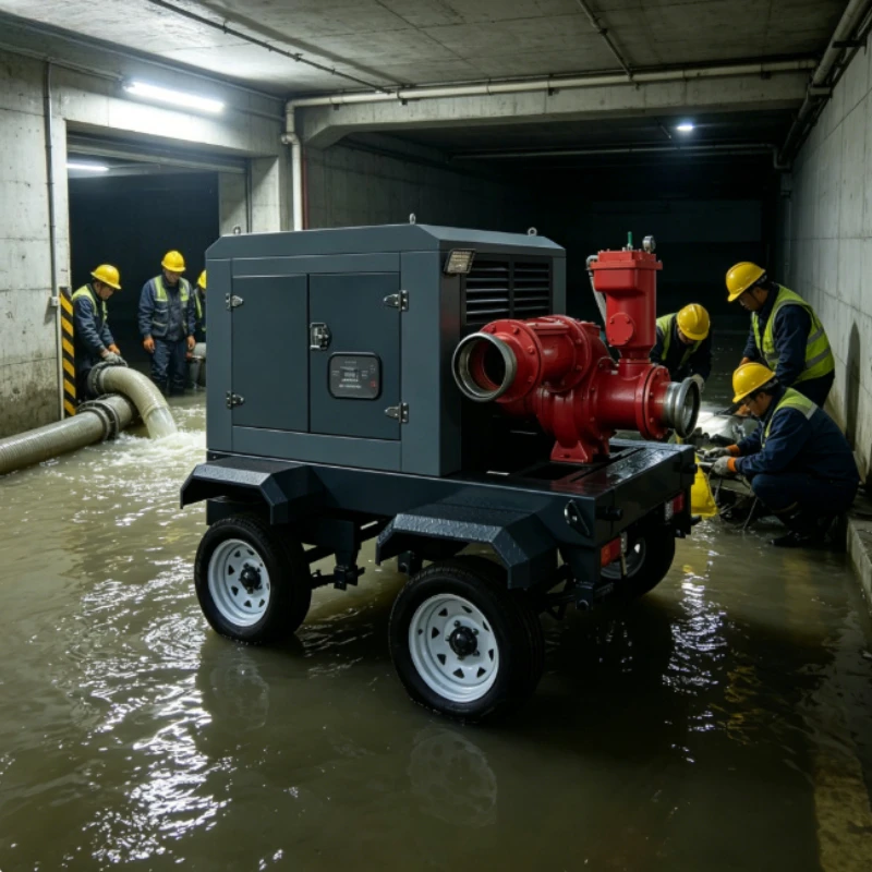 Mobile Flood Control Pump Truck Self Priming Mud Water Pump For Agricultural Tea Garden Field Flood Water Drainage