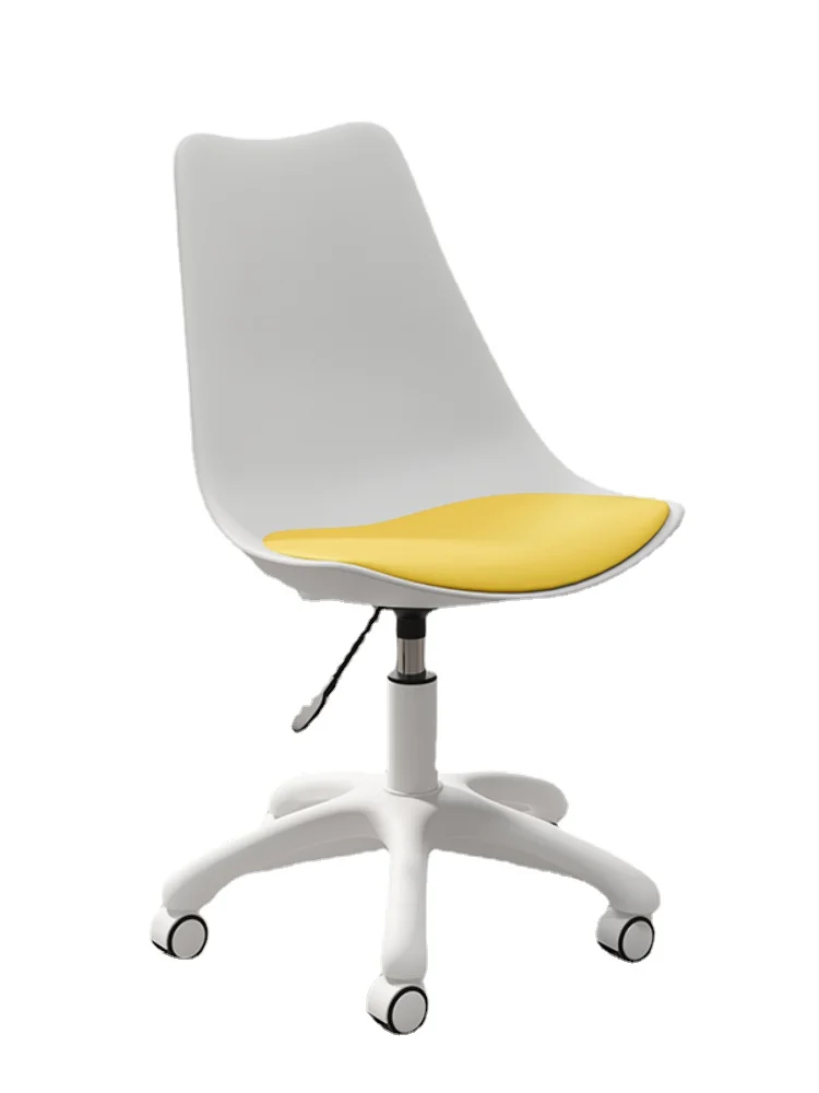 Computer Chair Home Backrest Chair Office Simple Bedroom Study Rotating Chair Lift Student Dormitory Study Chair without Armrest