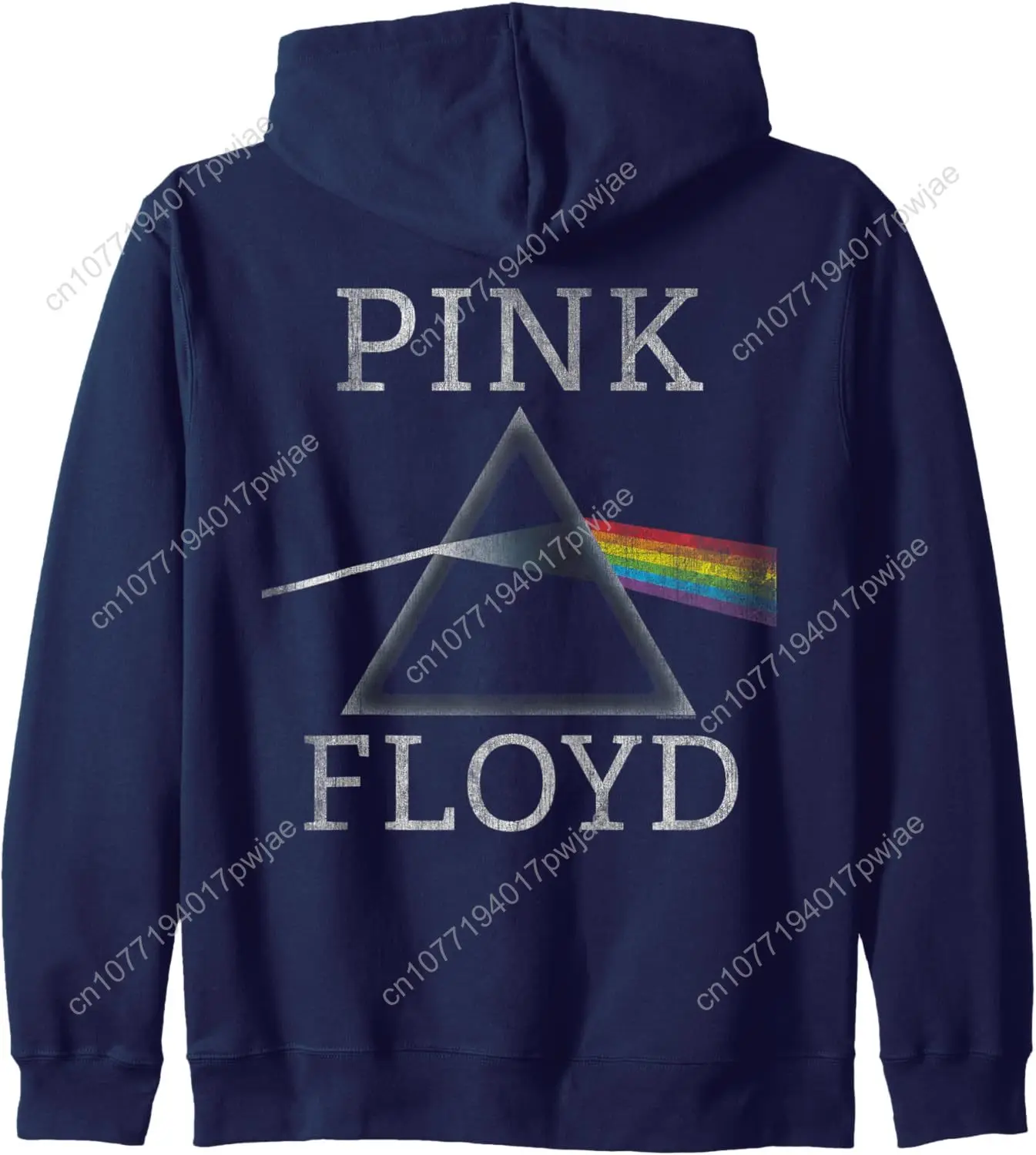 سترة بغطاء للرأس بسحاب من Pink Floyd Dark Side Of The Moon Rock Music Band