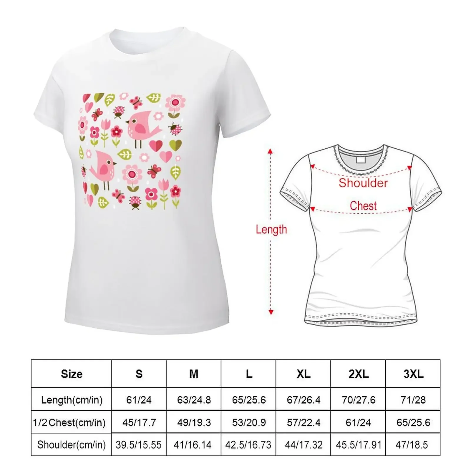 Jardin de l'Amour T-shirt anime clothes funny Woman fashion