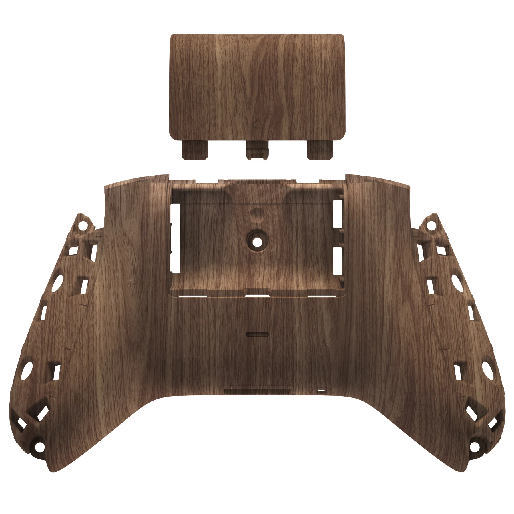 eXtremeRate Replacement Back Shell for Xbox Core Wireless Controller (Xbox Series X/S) - Wood Grain