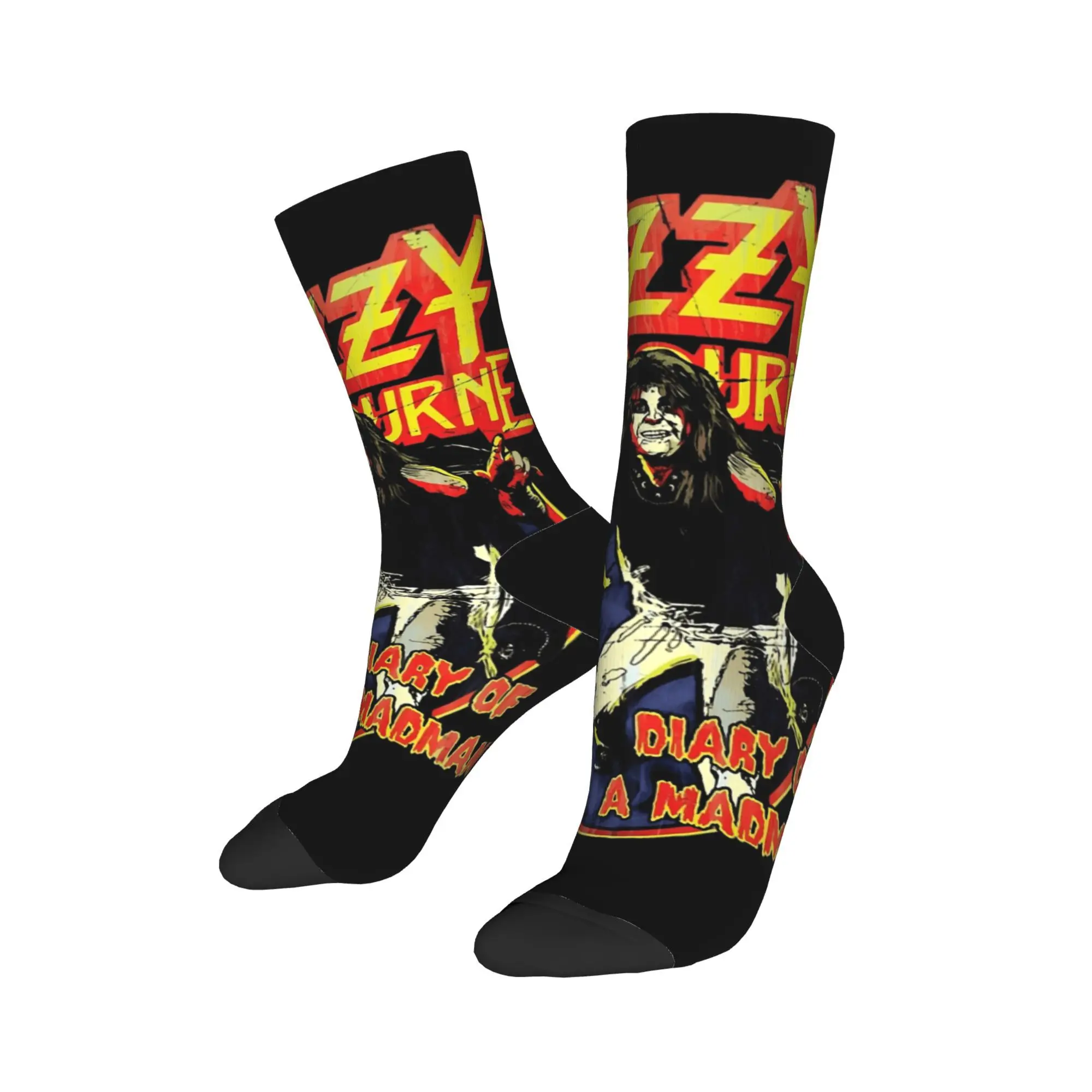 

Halloween Heavy Metal Ozzy Socks Kawaii Stockings Couple Comfortable Outdoor Sports Socks Winter Design Anti Skid Socks