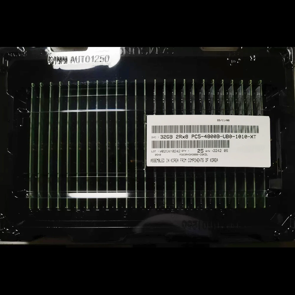 

1 шт. M323R4GA3BB0 32 ГБ DDR5 4800 МГц 2Rx8 4800B ОЗУ для настольной памяти Samsung Быстрая доставка Высокое качество