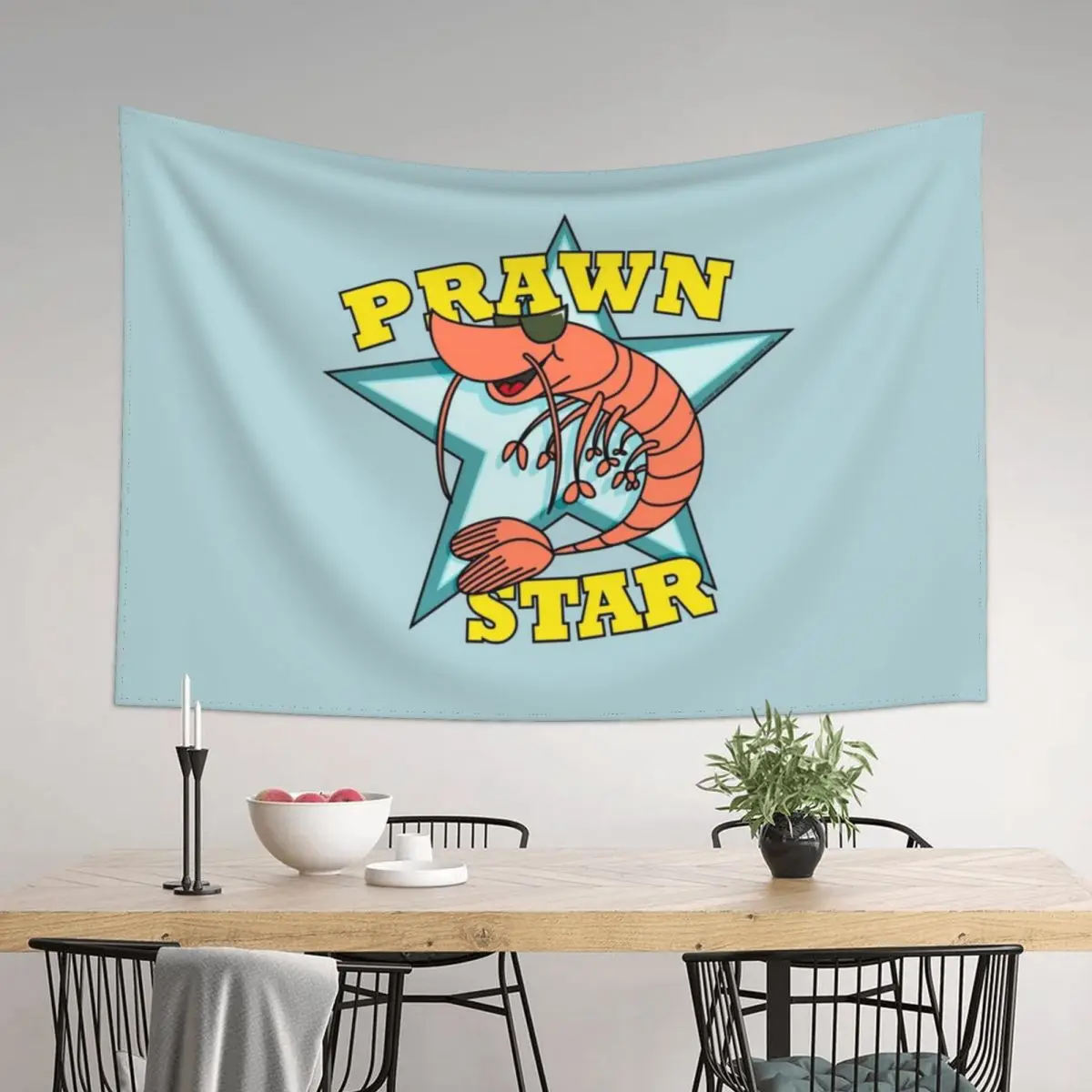 

Prawn Star Tapestry Japanese Room Decor Wall Deco Home Decor Accessories For Bedroom Tapestry