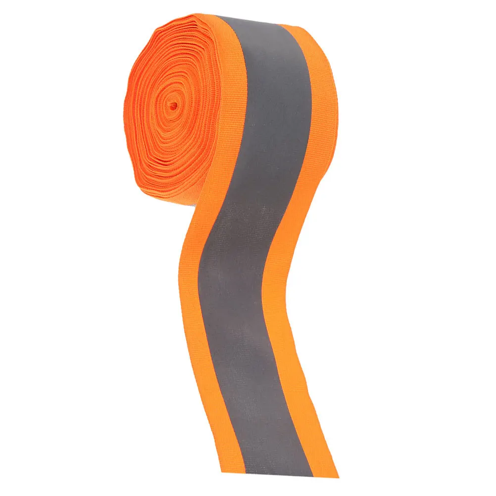 1 لفة 5 متر شريط عاكس خياطة على الملابس شريط أمان للسترات سترات أكياس أطواق الكلاب حزام الملابس