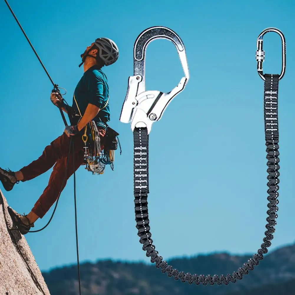 Anti Fall Off with Carabiner Snap Hook Professional High Altitude Safety Rope for Electrician