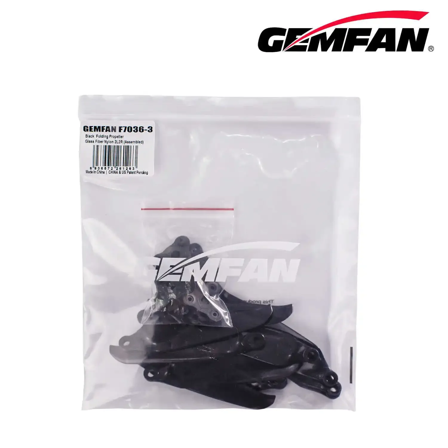 ใบพัดพับได้ Gemfan F7036 ขนาด 7 นิ้ว 2 คู่ แบบ 2 ใบพัด / 3 ใบพัด ทำจากใยแก้วไนลอน สำหรับโดรน FPV ระยะไกล 7 นิ้ว