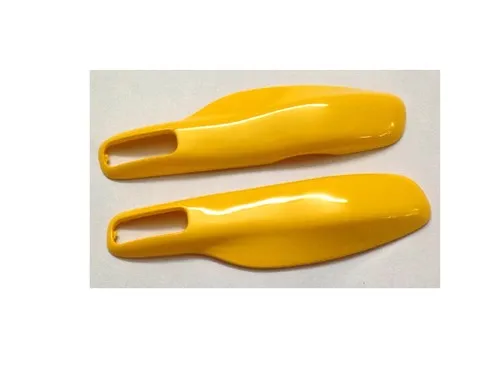 

GLOSS YELLOW Hard Plastic Keyless Remote Key Fob Shell Protection Case Cover For Porsche Cayenne Panamera Macan 911 Boxster