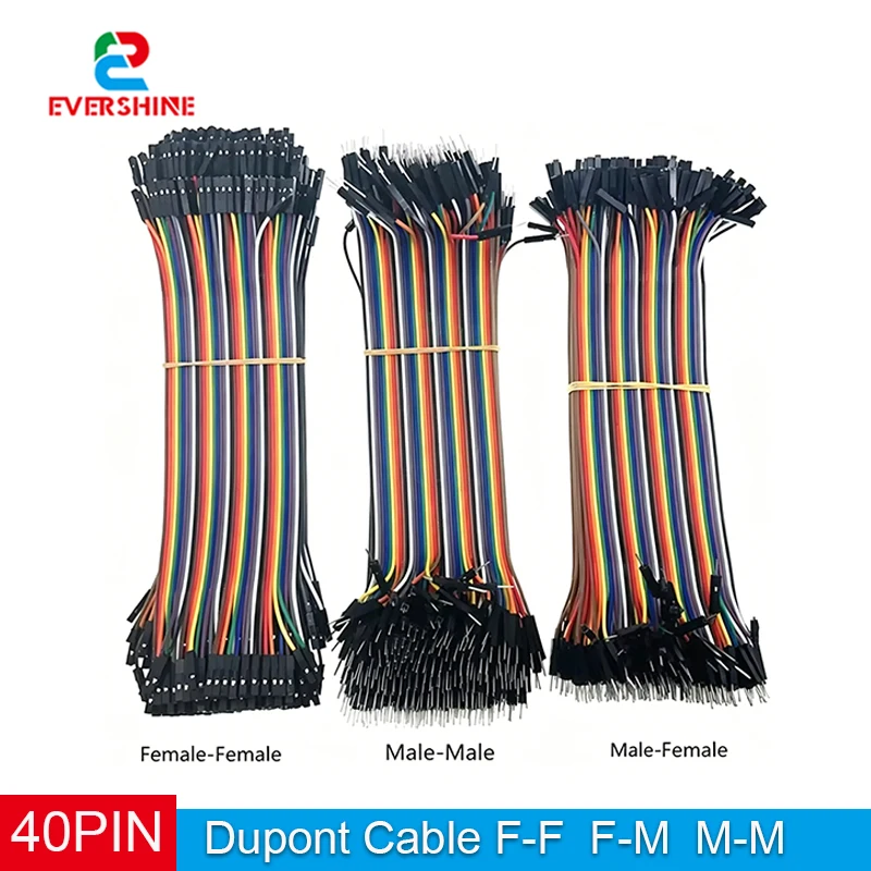Multisize Dupont Wire Kit 10/15/20cm Combo Set Male Female Mixed Jumper Cables for Microcontroller DIY Electronic Project