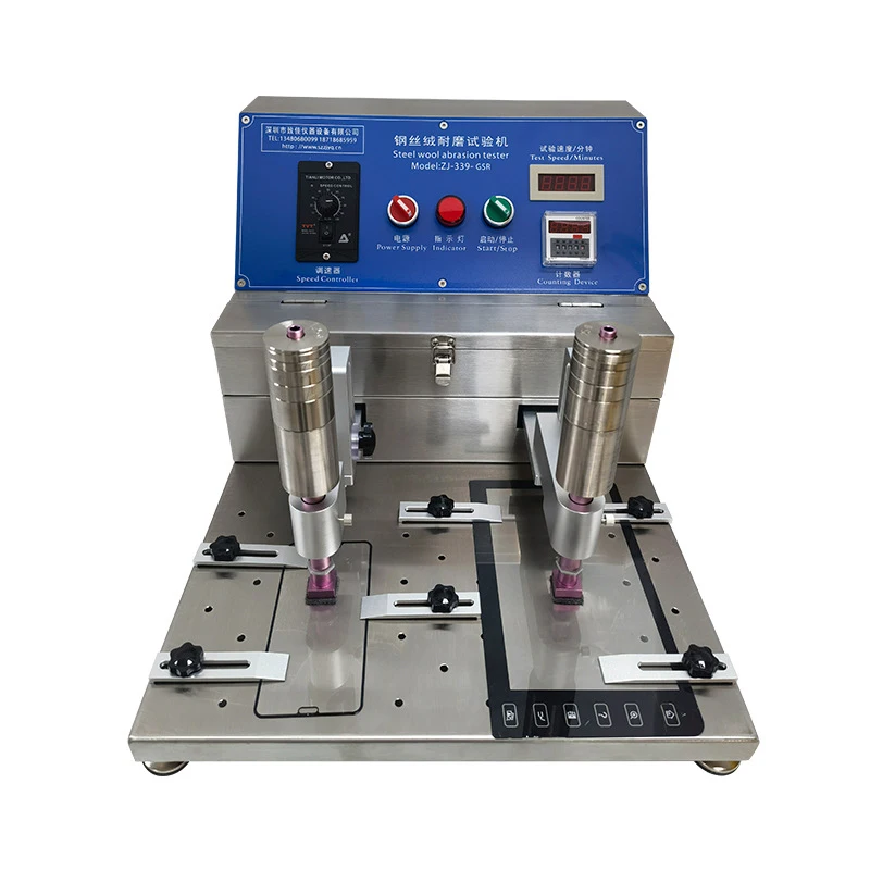 Testador de abrasão superfície resistente ao desgaste filme máquina de fricção álcool/borracha/lã de aço 3in1 medidor de abrasão de filme de pintura ZJ-339-GS