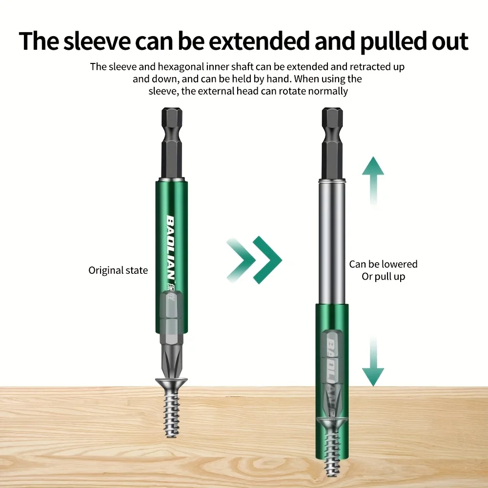 

Сверхмощный магнитный удлинитель для сверл Прочная металлическая конструкция для плотных помещений и прецизионного сверления, мощность не требуется