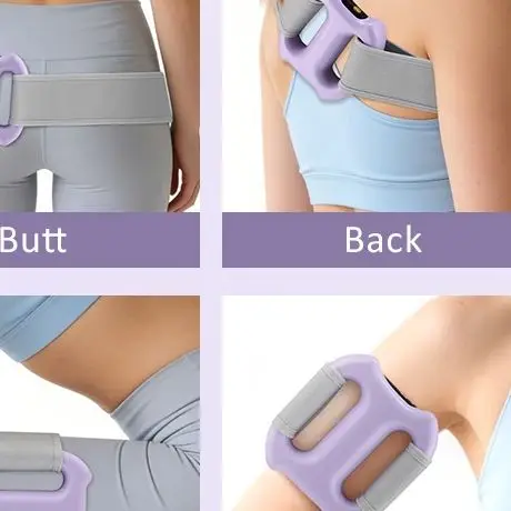 

Многофункциональный электрический фасциальный кольцо для всего тела, эргономичный электрический массажер для фасции с двумя кольцами и поясом, портативный вибрационный массажер для похудения