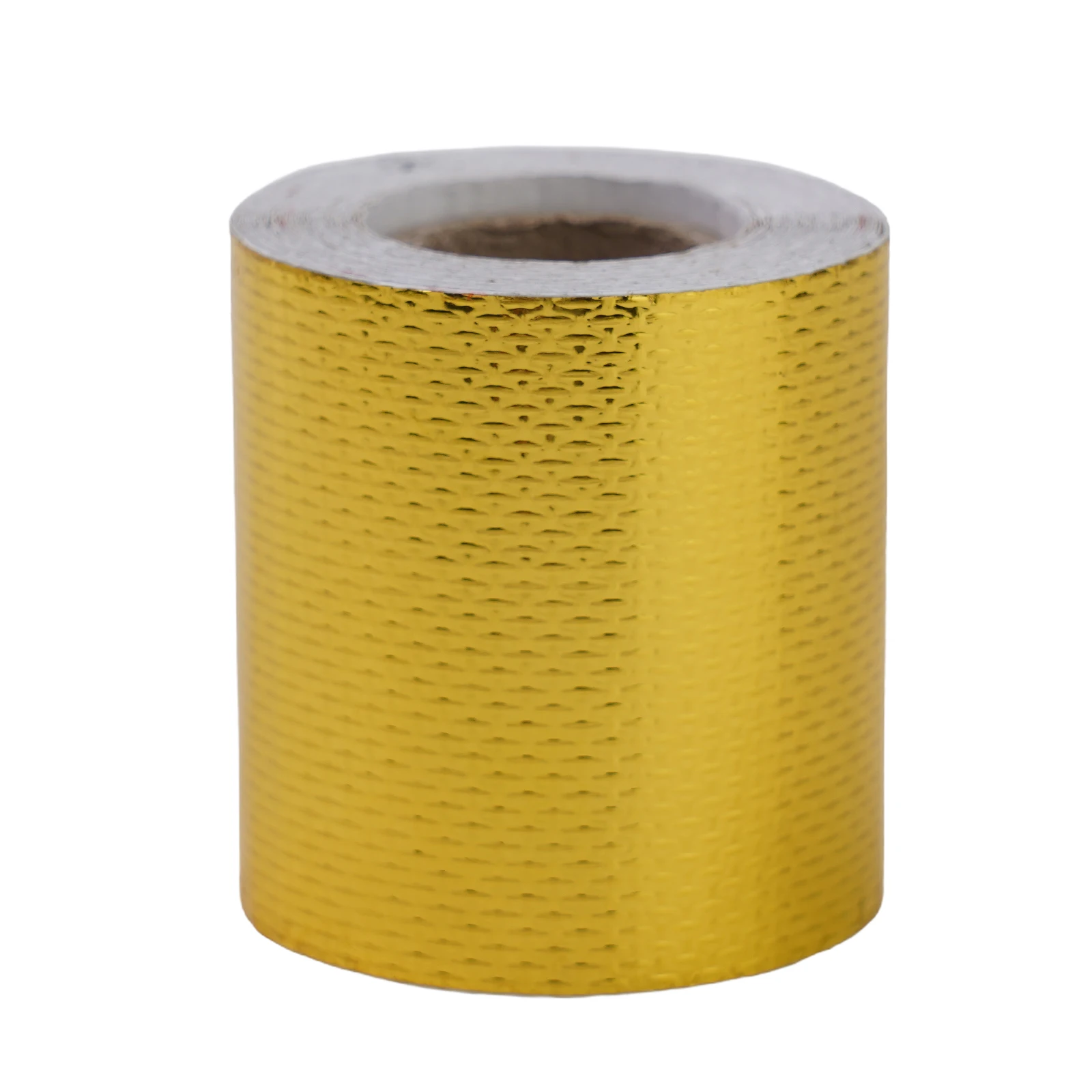 Tape Insulation Tape 5cm*5m/0.8in*16.4ft Air Intake Pipe Aluminum Foil Golden Golden Design High Temp Exhaust Tube