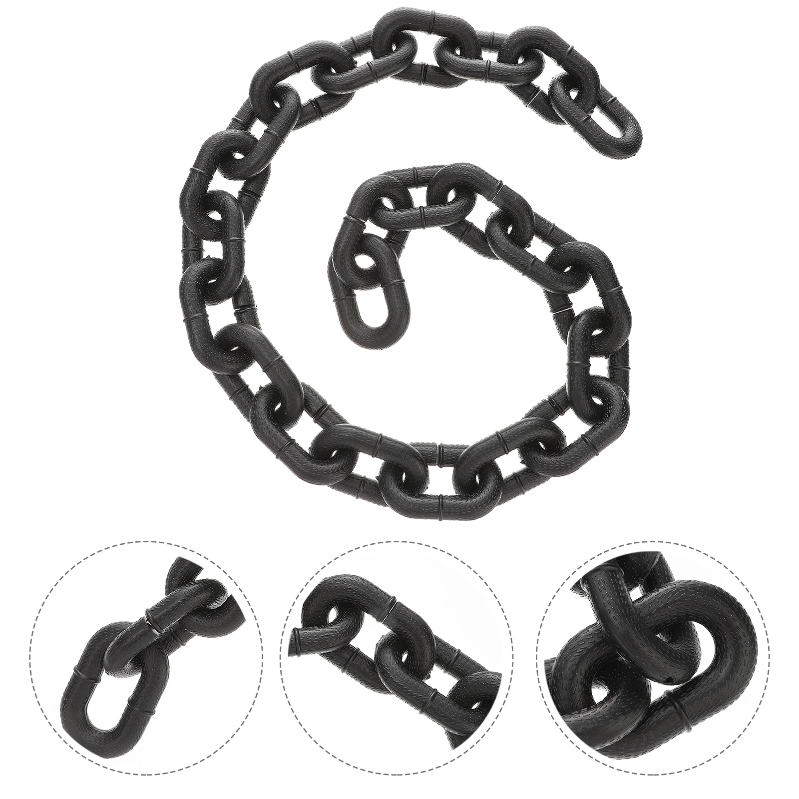 Halloween Haunted Zombie Decor Simulated Iron Chain Fake Cosplay Accessory Decorative Prop