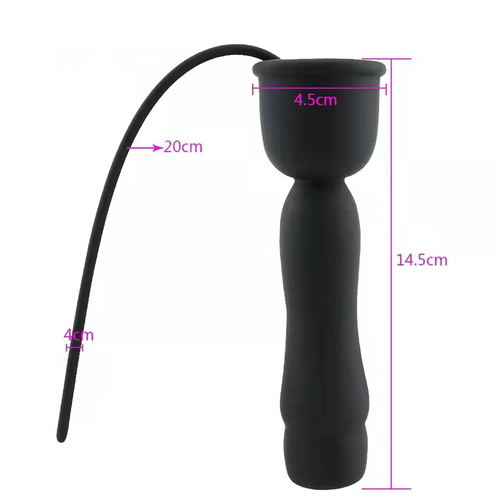 Male Penis Pump Vibrator Urethra Expansion Stimulator for Men Urethra Masturbation Penis Plug Erotic Sex Toys Penis Massager