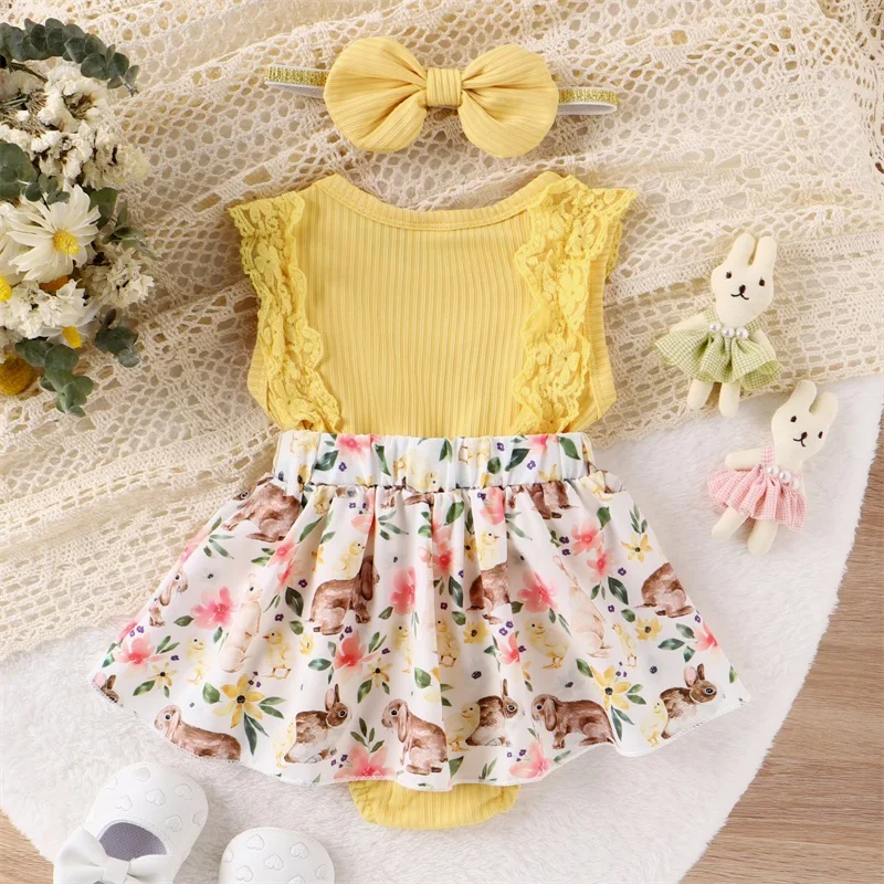 

Летняя одежда из 3 предметов для маленьких девочек, комбинезон без рукавов с принтом арбуза, платье, повязка на голову, комплект обуви, одежда для младенцев для новорожденных