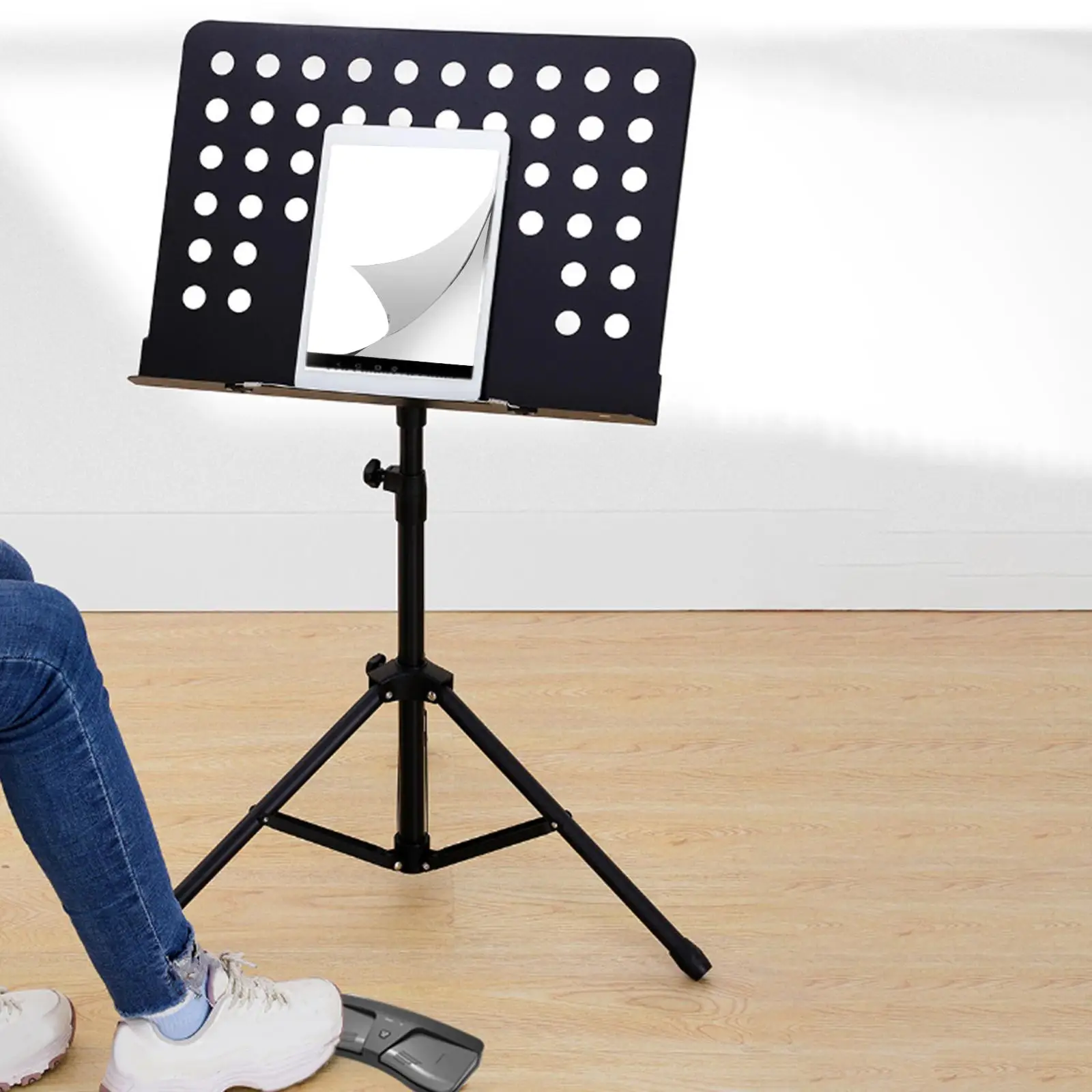 

Ножная педаль-Тернер для гитары, портативная ножная педаль для воспроизведения музыки и поворотных страниц, для плеера