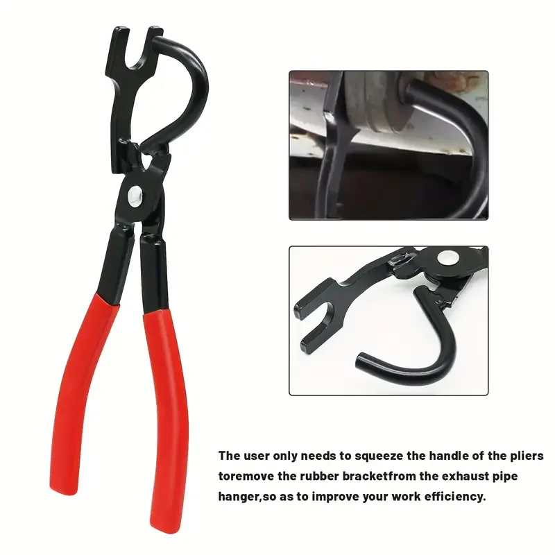 1 Pcs Car Exhaust Pipe Disassembly Pliers Exhaust Hanger Removal Pliers Pipe Rubber Grommet Remover Garage Tool Car accessories