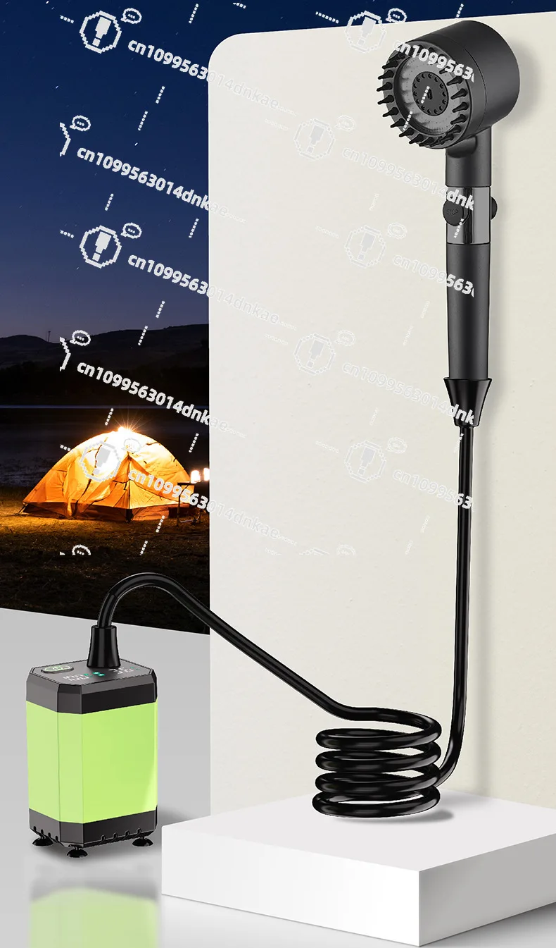 

USB Charging Shower Outdoor Bathing Artifact Household Electric Shower Dormitory Rental Rural Portable Simple