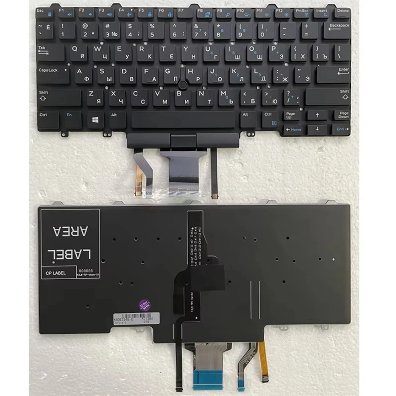 US/BR/RU/UK/SP/FR NEW Laptop Keyboard For Dell Latitude 3340 3350 5480 5488 5490 7480 7490 E3340 E5450 E5470 E7450 E7470 P72G