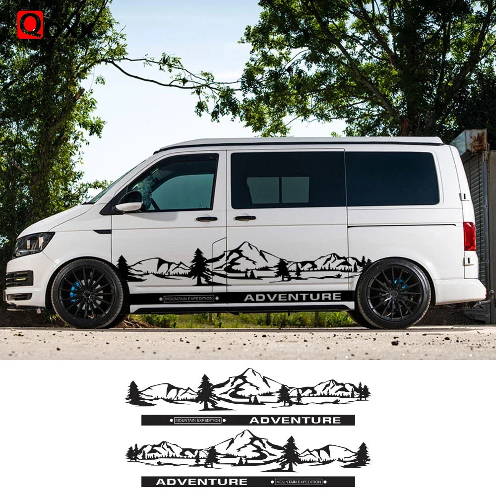 4-ピース-ロット車のステッカーキャンピングカーバンフォルクスワーゲン-vw-トランスポーター-t4-t5-t6-マルチバン-カラベル-diy-デカールアクセサリー