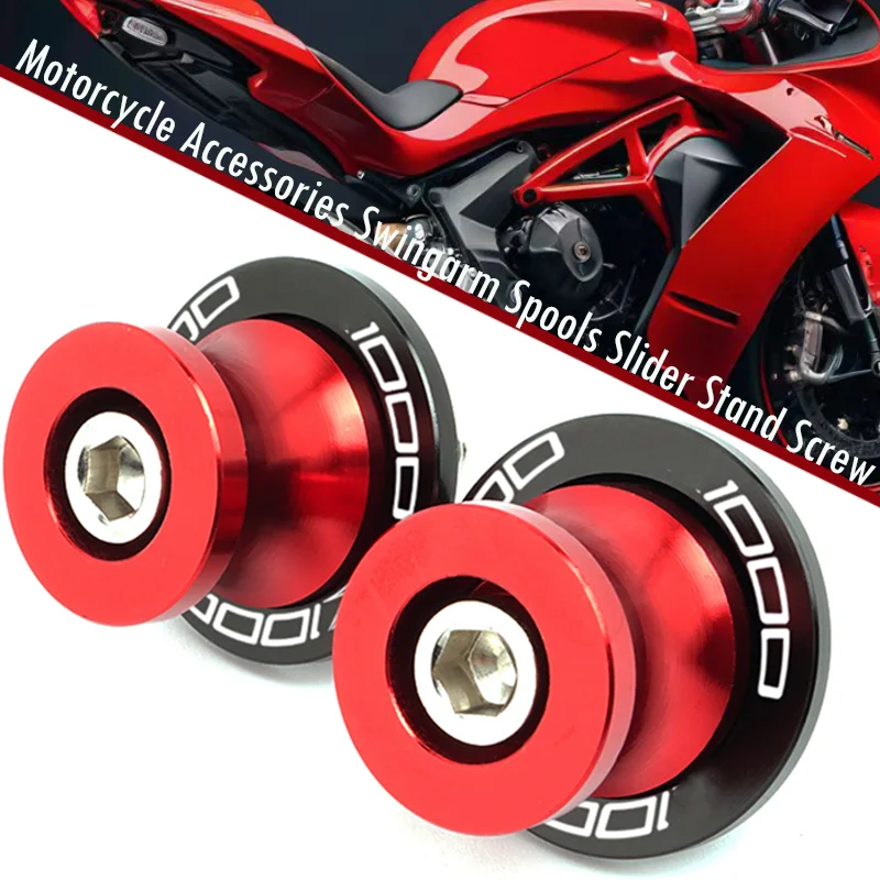 

NEW For Kawasaki Z1000 Z1000R Z1000SX Z 1000 R SX 2015-2024 Motorcycle Accessories CNC Swingarm Spool Slider Stand Screws 10MM