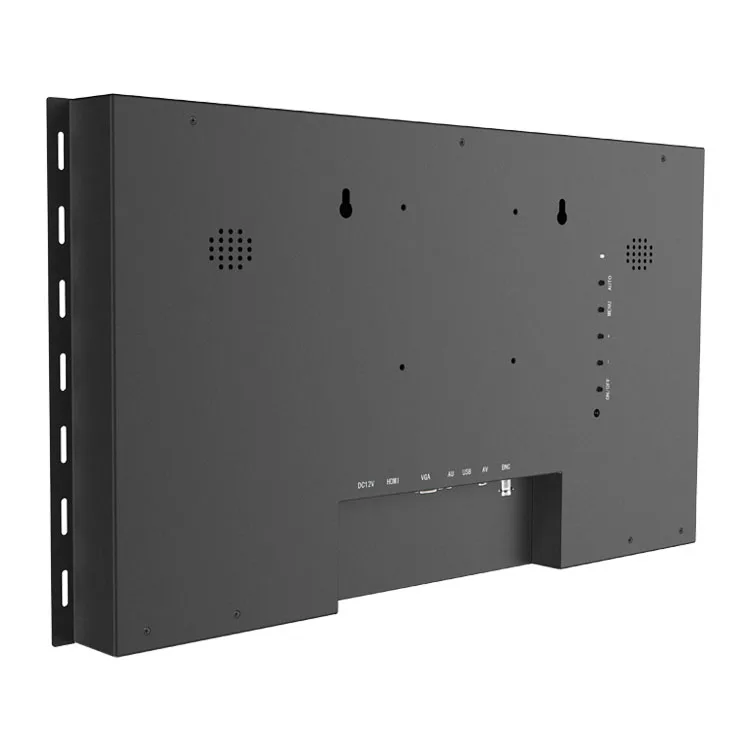 شاشة عرض LCD بإطار مفتوح عالي الدقة مقاس 21.5 بوصة مع حافظة معدنية بمنفذ USB VGA BNC