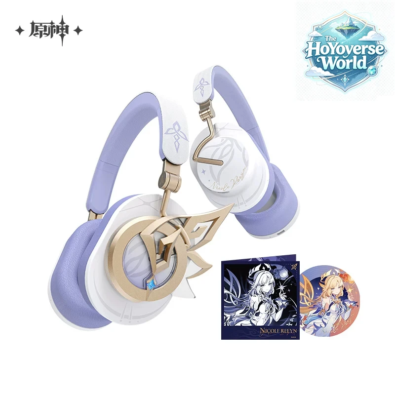 [Original] Nicole Reeyn Portable Headphone Set Genshin Impact Cosplay Prop Anime Card Headwear Xmas Gift HoYoverse Genuine